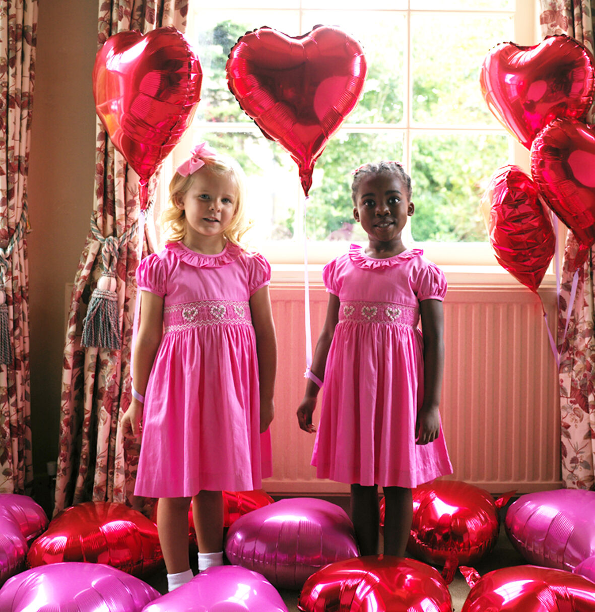 Heart Smocked Dress