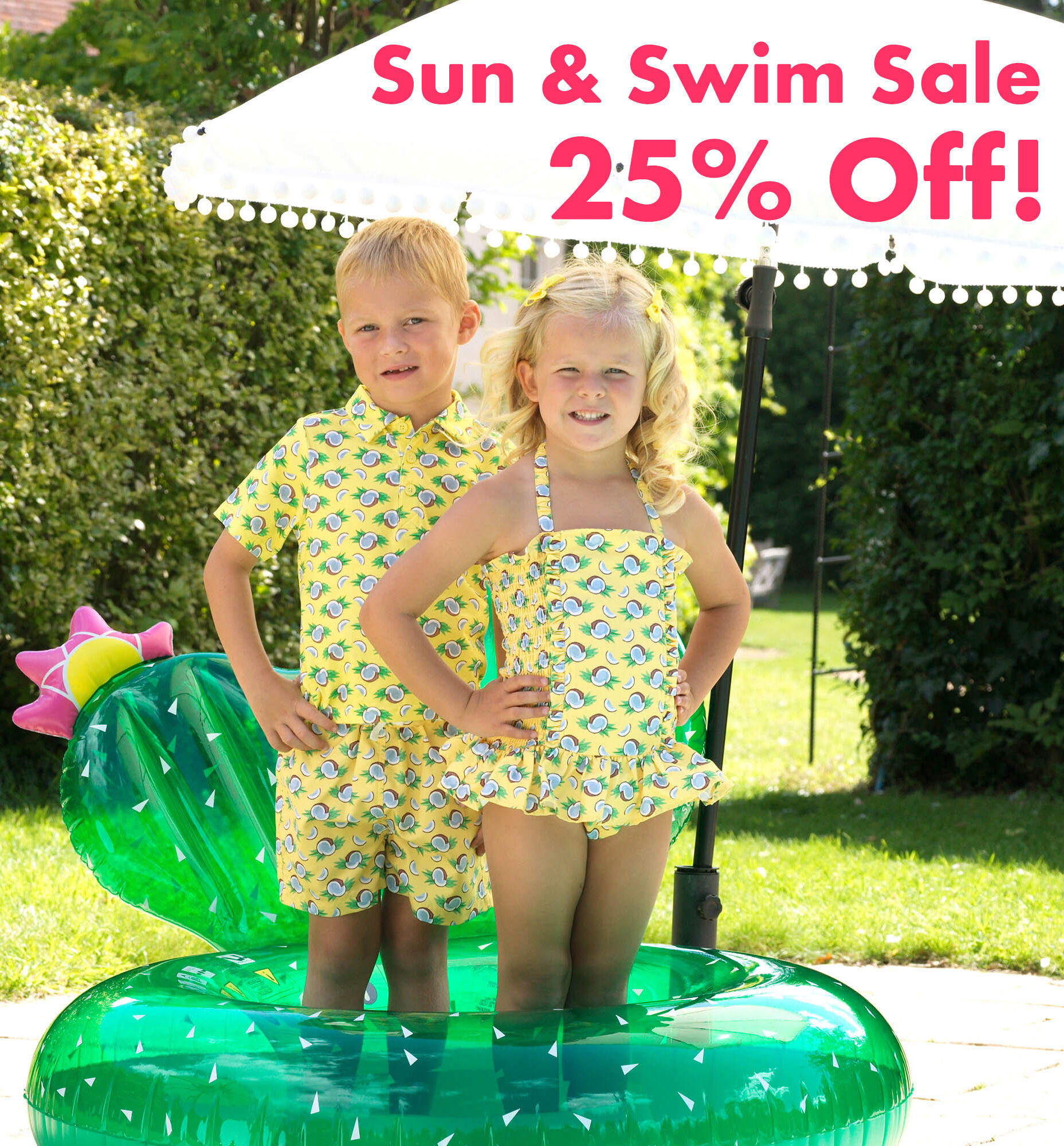 Sun and Swim 25% Off!