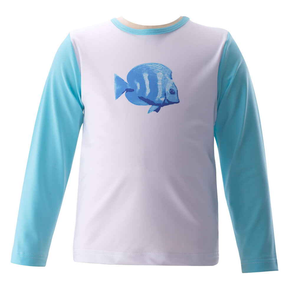 Tropical Fish Rash Guard - 2y