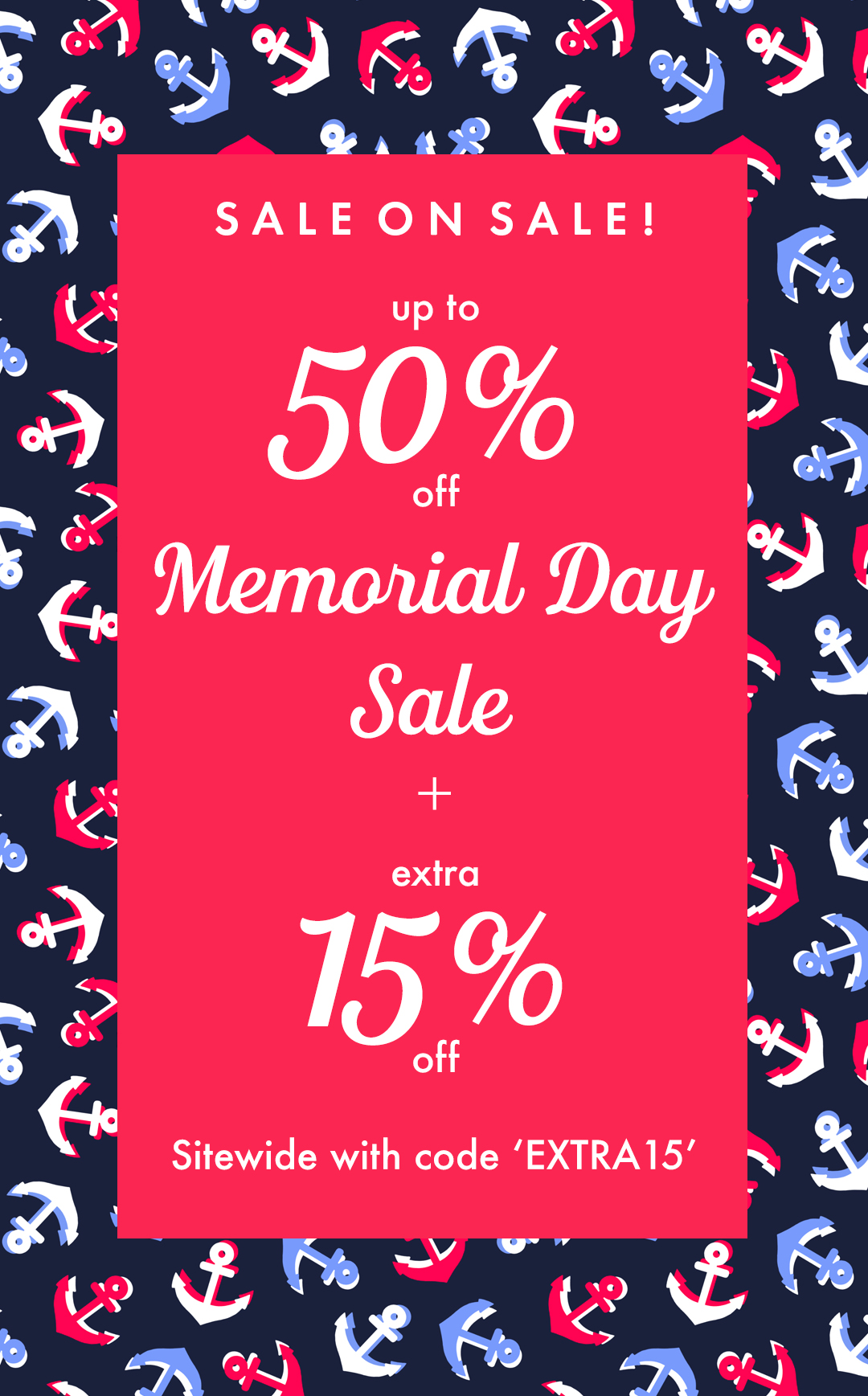 Memorial Day Sale