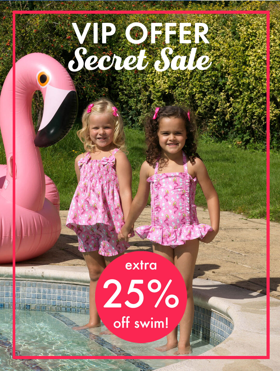 Extra 25% off swim