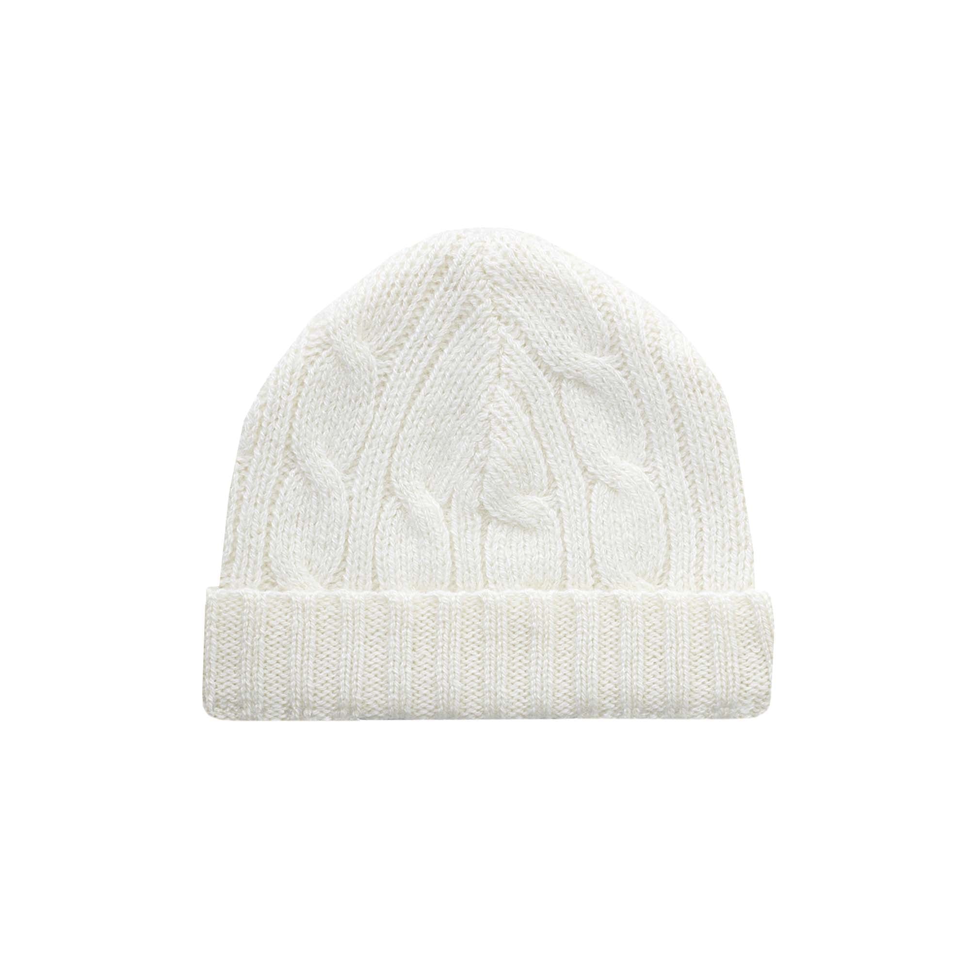 Cashmere Cable Hat - O/S