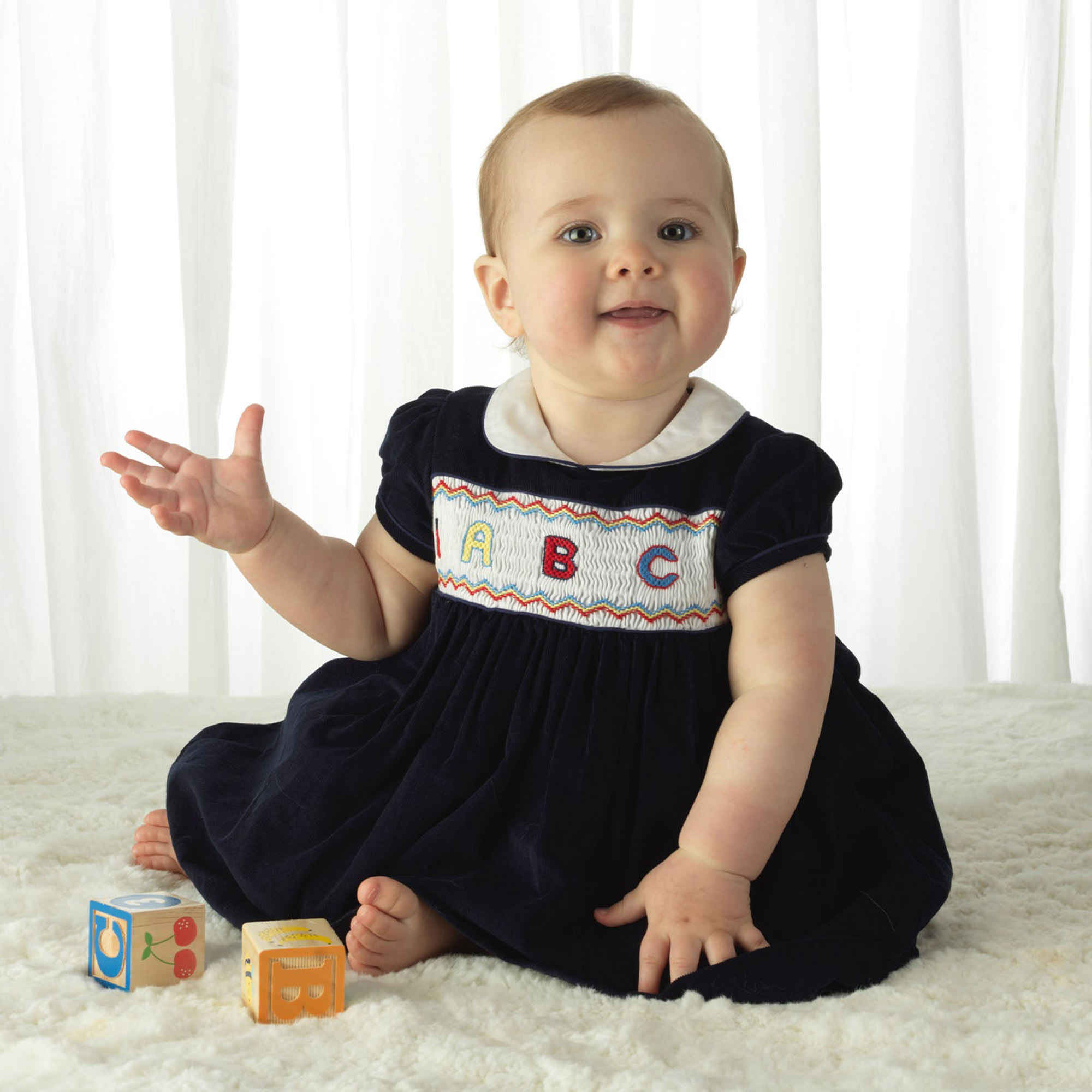 ABC Smocked Dress & Bloomers