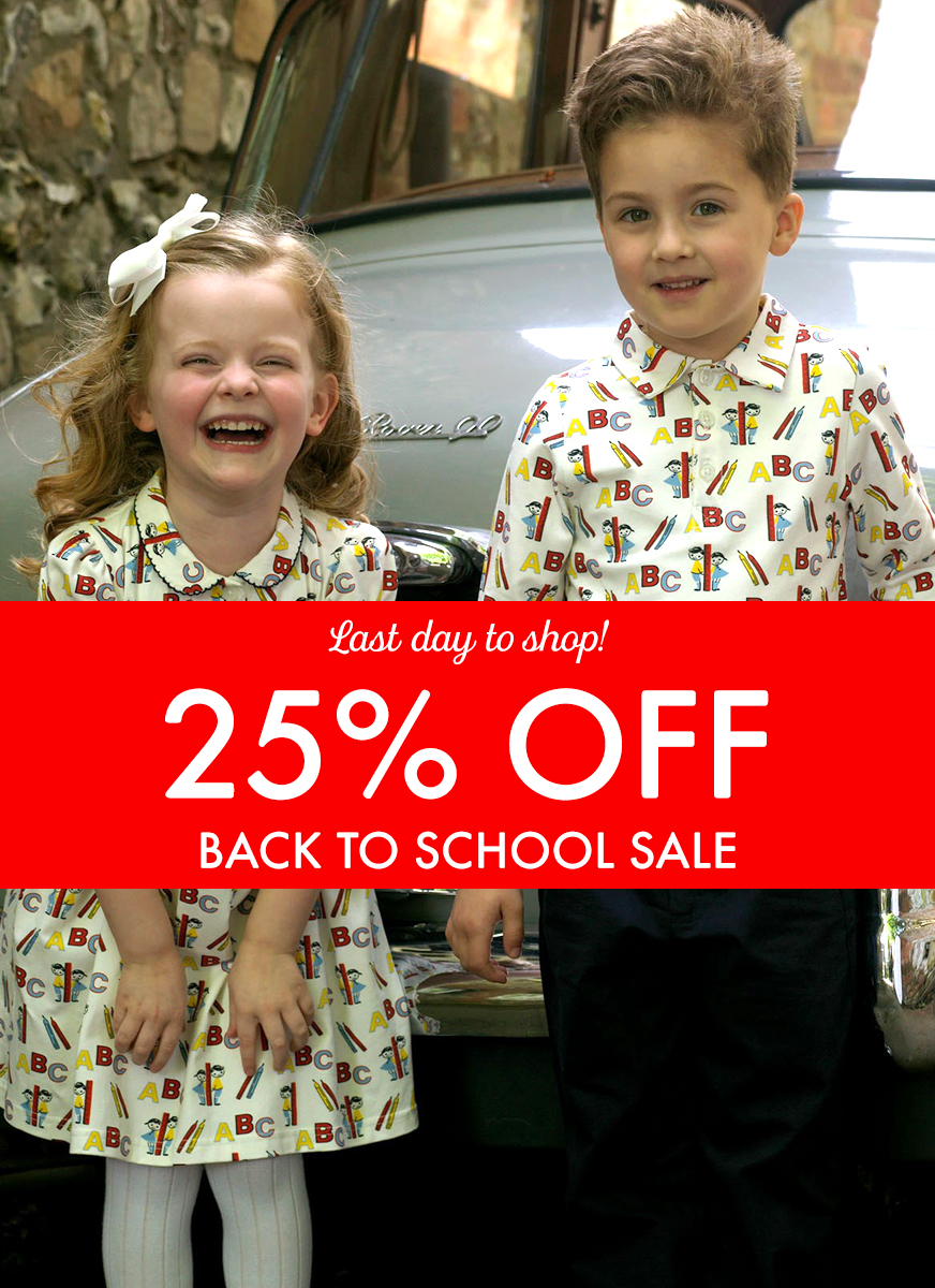 25% OFF Back to school