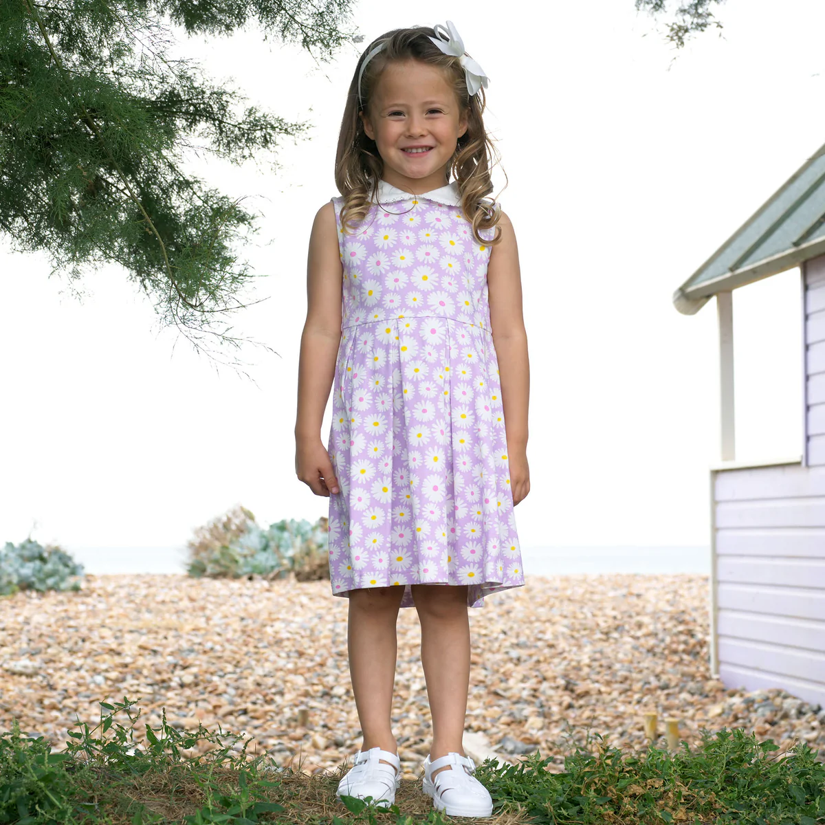 Purple Daisy Dress